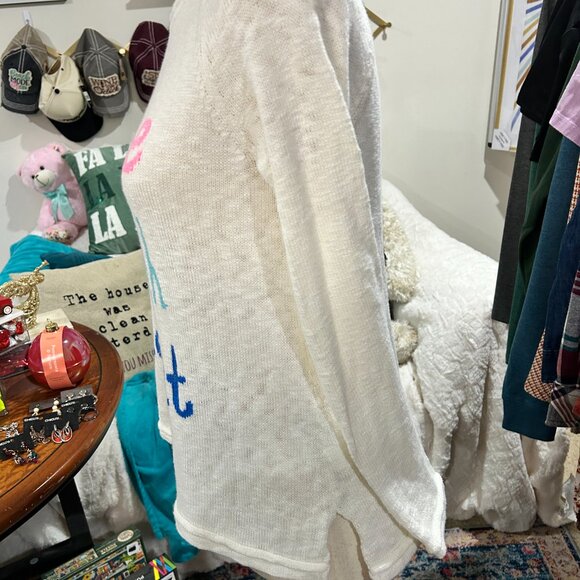 Lilly Pulitzer “Coffee Beach Repeat” Sweater – XS – Lightweight Knit Pullover - Picture 7 of 9